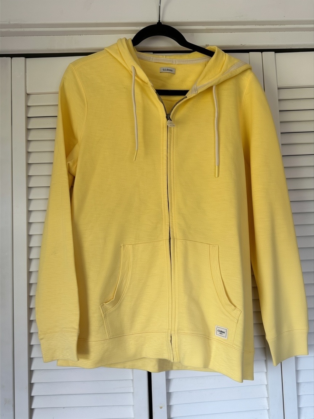 L.L. Bean Yellow Full-Zip Hoodie